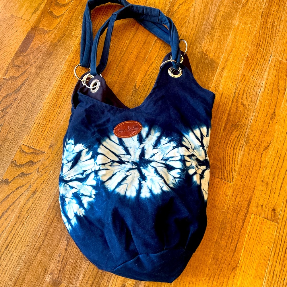 Navy Blue Tie-Dye Women's Bag
